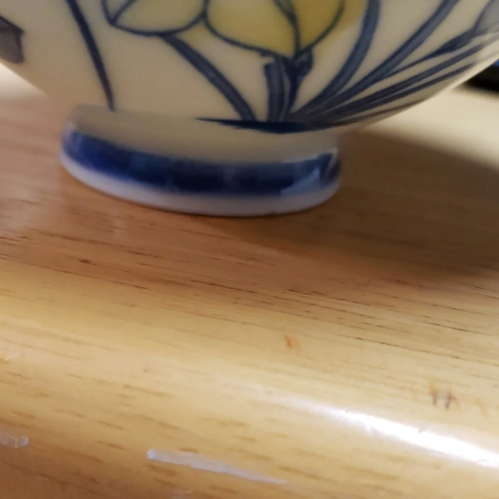 Japanese handpainted white